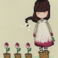 Схема вышивки «Последняя роза»