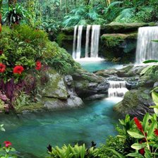 Схема вышивки «водопад»