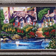 Схема вышивки «сказочный пейзаж»