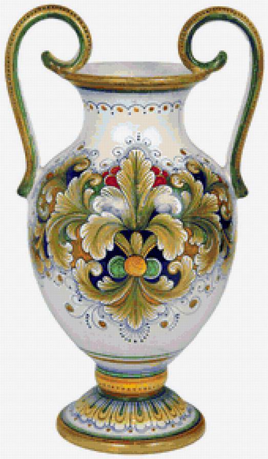 Итальянская ваза - фарфор, ваза, посуда - предпросмотр