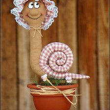 Схема вышивки «Улитка»