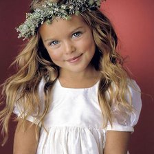 Схема вышивки «Девочка»