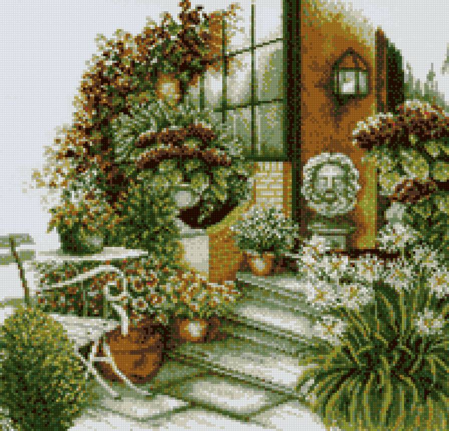 Дворик - дом, двор - предпросмотр