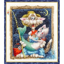 Схема вышивки «Рыбка моя»