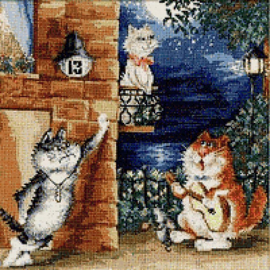 Соперники - кот, кошка, коты - предпросмотр