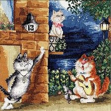 Схема вышивки «Соперники»