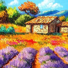 Схема вышивки «прованс»