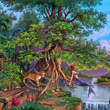 Схема вышивки «Лукоморье»