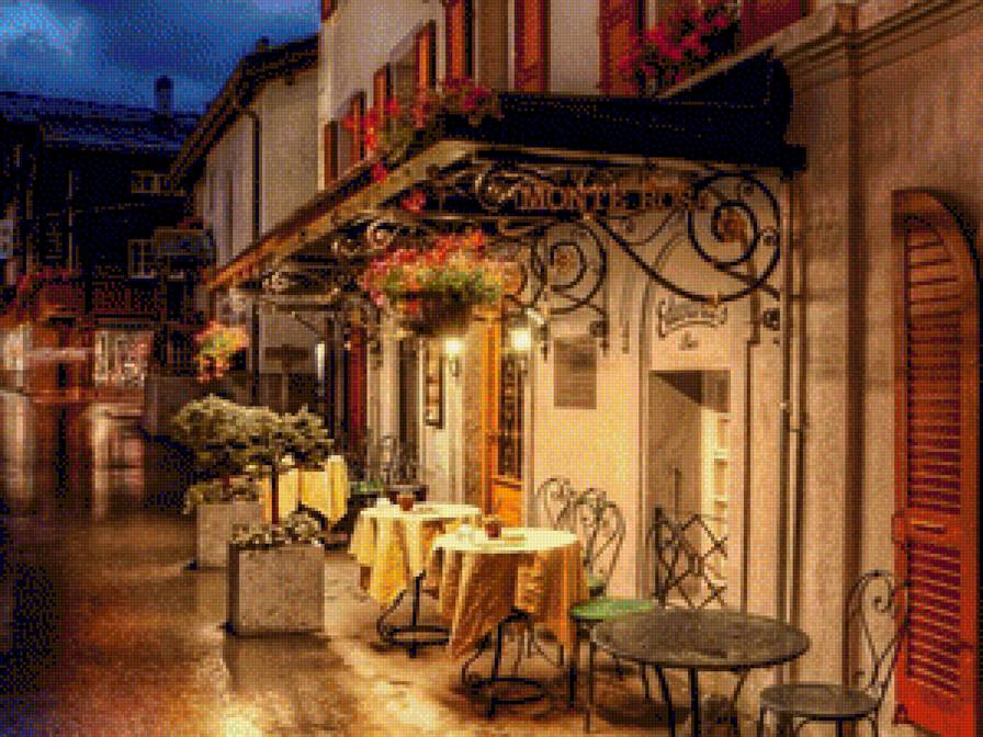 Швейцария - кафе, улица, швейцария - предпросмотр