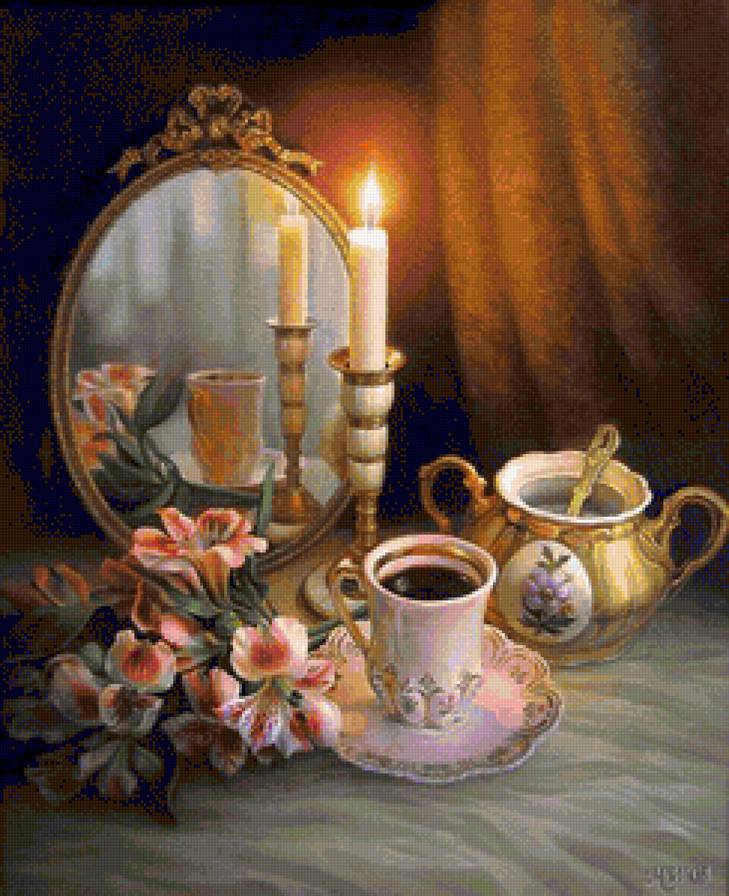 натюрморт - розы, цветочный натютморт., цветы - предпросмотр