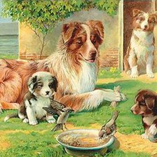 Схема вышивки «Дружная семейка»