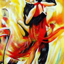 Схема вышивки «Танго»