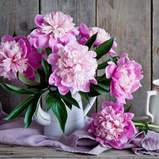 Схема вышивки «Пионы»