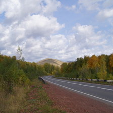 Схема вышивки «дорога»