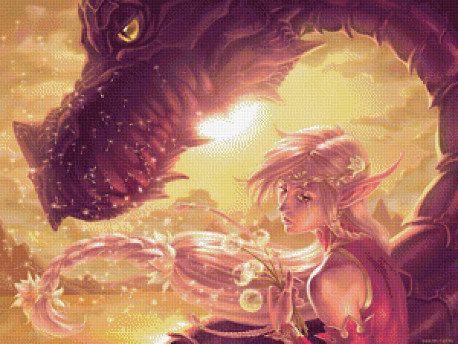 эльф и дракон - фэнтези - предпросмотр