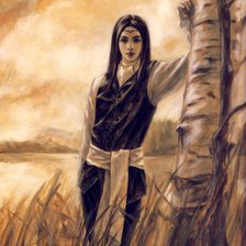 Схема вышивки «девушка»