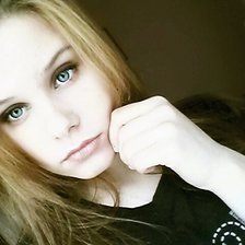 Схема вышивки «фото моей девочки»