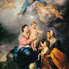 Схема вышивки «святое семейство»