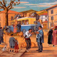 Схема вышивки «De Excursion»