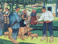 Схема вышивки «Feria»