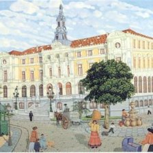 Схема вышивки «Acuarela-Ayto de Bilbao»