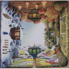 Схема вышивки «Фантастический мир Яцека Йерка»