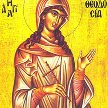 Схема вышивки «Святая мчц. Феодосия Тирская»