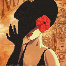 Схема вышивки «мадрид»