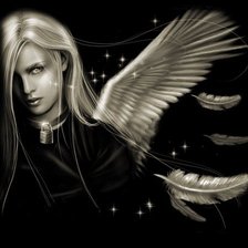 Схема вышивки «ангел»