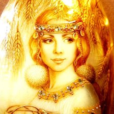 Схема вышивки «Славянка»