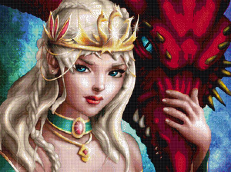 эльф и дракон - фэнтези - предпросмотр