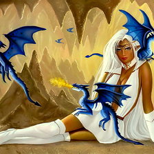 Схема вышивки «фэнтези»