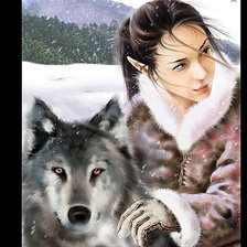 Схема вышивки «девушка»