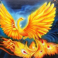 Схема вышивки «Феникс»