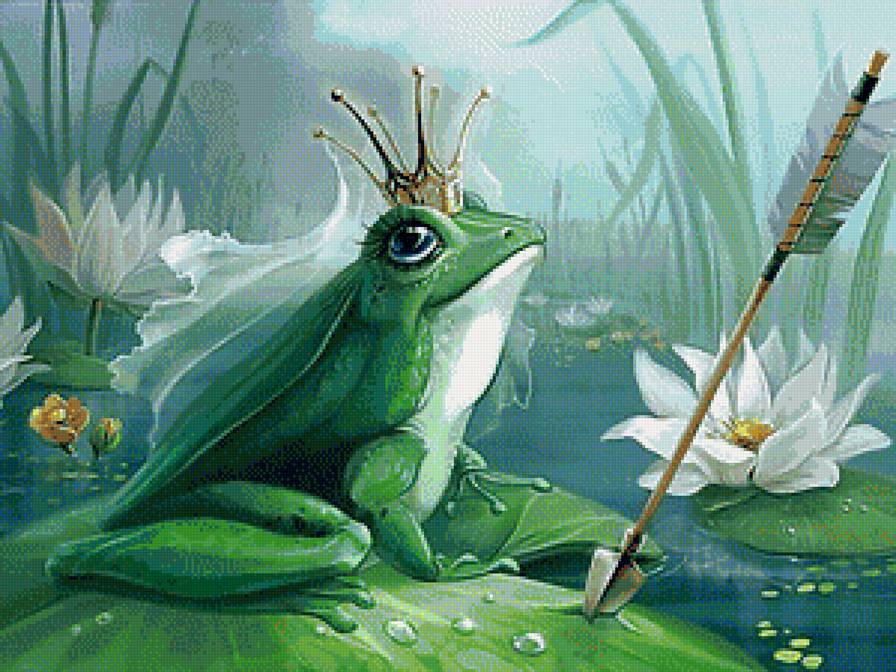 Царевна-лягушка - лягушка, царевна, болото - предпросмотр