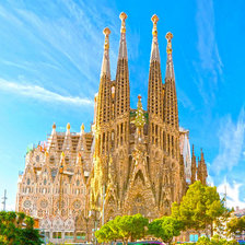 Схема вышивки «Собор Святого семейства»