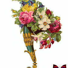 Схема вышивки «рог изобилия цветы 2»