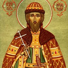 Схема вышивки «Икона "Князь Игорь Черниговский"»