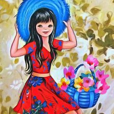 Схема вышивки «детский винтаж»