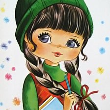 Схема вышивки «детский винтаж»