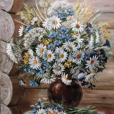 Схема вышивки «Ромашки»