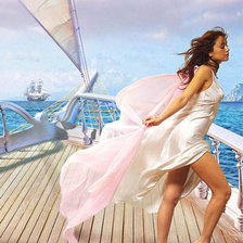 Схема вышивки «под парусами»