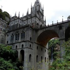 Схема вышивки «Церковь в Колумбии»