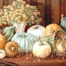 Схема вышивки «тыквы»