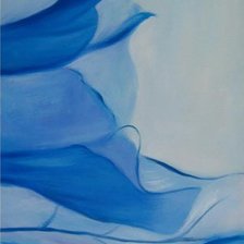 Схема вышивки «Триптих: Голубой цветок (часть 3)»