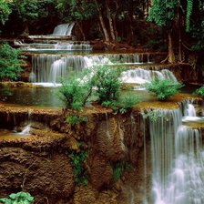Схема вышивки «Волшебный водопад»