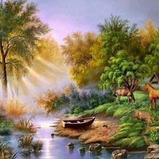 Домик у реки