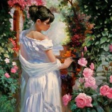 Схема вышивки «Волегов Девушка1»