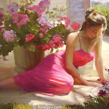 Схема вышивки «Волегов Девушка4»