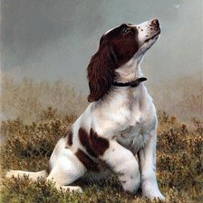 Схема вышивки «Первая охота.»